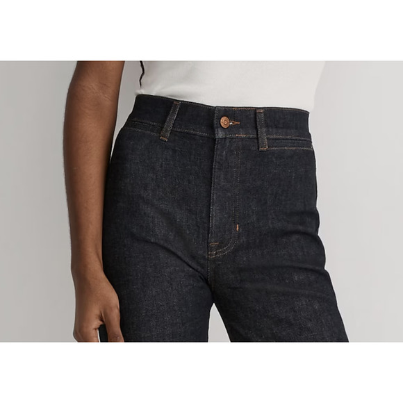 Madewell 11" High-Rise Flare Jeans in Durland Wash | Sz 31 | NWT $138 - Picture 5 of 6